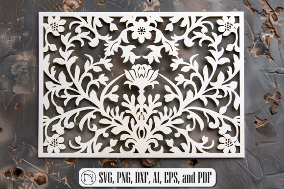 Decorative Laser Cut Panels Template SVG