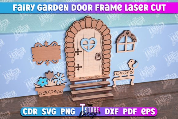 Fairy Garden Door Laser Cut Design: A Magical Addition to Your Creative Projects