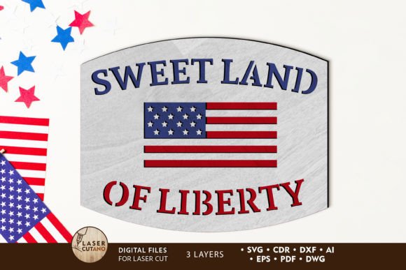 Independence Day Wall Decorative Panel