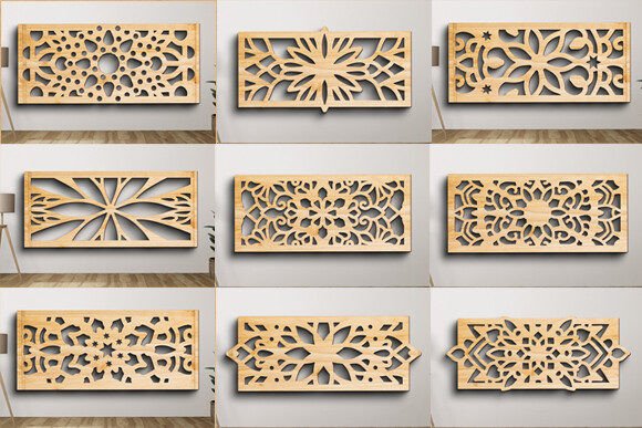 Laser Cut Mandala Wall Panel Set: A Creative and Versatile Decor Solution