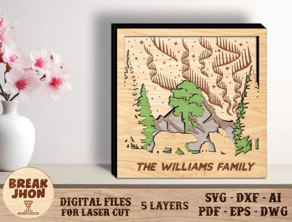 Layered Family Bear Cut File - Break Jhon: A Creative Solution for Modern Makers