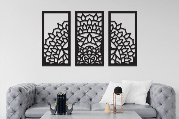 Mandala Panels Wall Decor Laser Cut SVG: A Modern Approach to Timeless Art