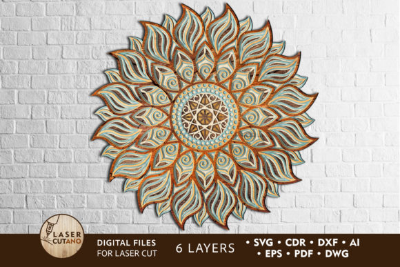 Multilayer Cut File the SUN: A Creative Design for Your Ideas