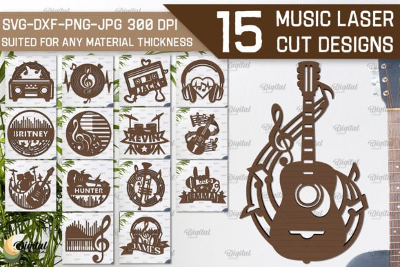 Music Wall Decor Laser Cut Bundle: A Creative Solution for Your Space