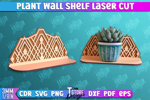 Plant Wall Shelf Flower Pot Holder