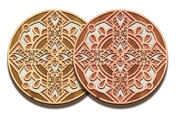 Wall Art Laser Cut 3d Mandala Svg: A Versatile Design for Modern Creators